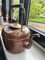 Antieke theeketel / theepot, Ophalen of Verzenden, Koper