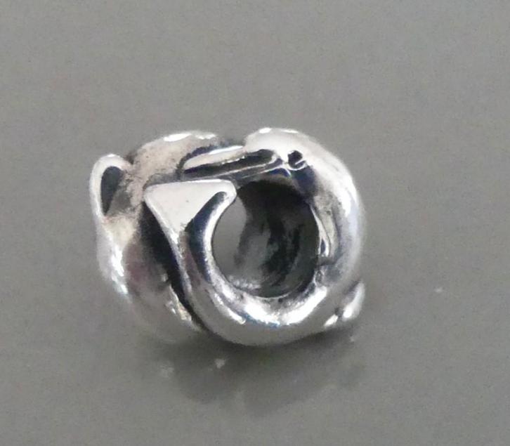 Trollbeads SPELENDE DOLFIJNEN  **NIEUW**, Sieraden, Tassen en Uiterlijk, Bedels, Zo goed als nieuw, Trollbeads, Zilver, 1 bedel