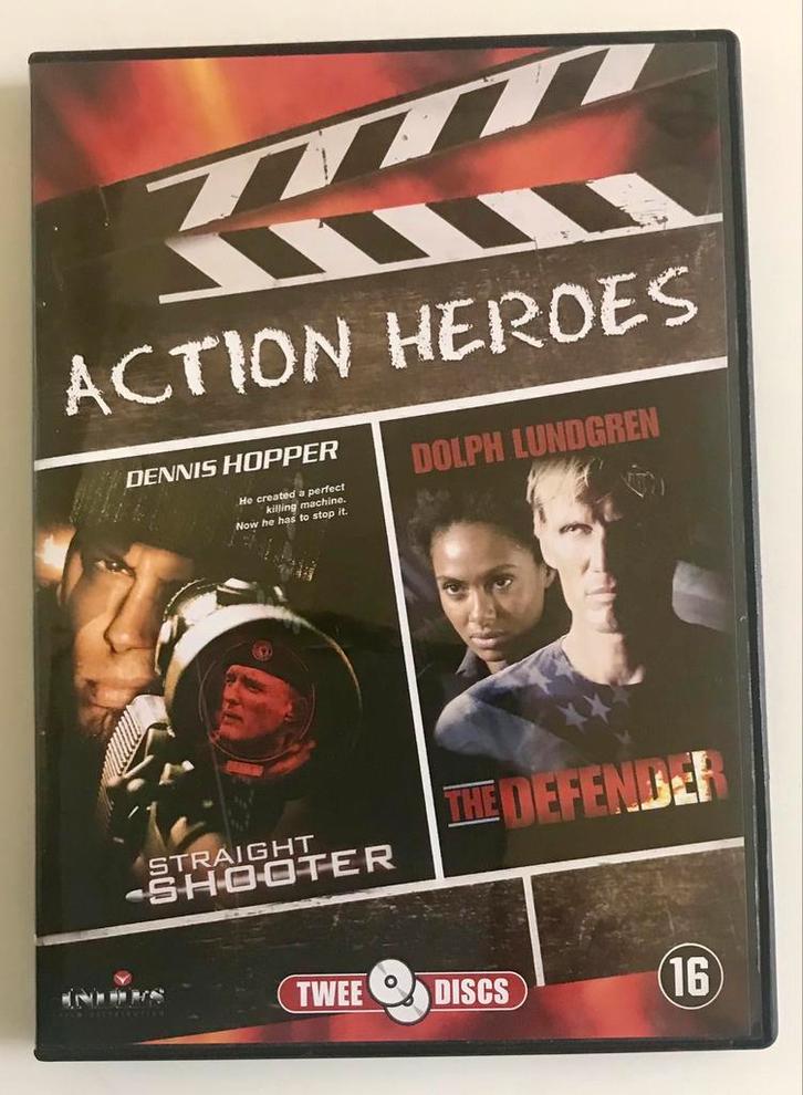 Action Heroes: Straight Shooter, The Defender, Cd's en Dvd's, Dvd's | Actie, Actie, Vanaf 16 jaar, Ophalen of Verzenden