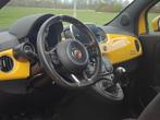 Fiat 500 595 Abarth 145 PK Giallo Modena | Sport uitlaat, Auto's, Voorwielaandrijving, 145 pk, Zwart, 4 stoelen