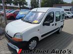 Renault Kangoo combi 1.2 airco nieuwe apk bij aflevering, Auto's, Voorwielaandrijving, Gebruikt, 58 pk, Wit