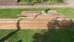 Houten balken en hardhouten palen, Ophalen, Gebruikt, Hardhout, 250 cm of meer