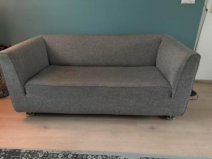 Design Gelderland 4800 2-zitsbank - Grijs, Huis en Inrichting, Banken | Bankstellen, Gebruikt, Rechte bank, Tweepersoons, 150 tot 200 cm