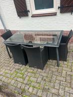 Tuinset met 6 stoelen & tafel, Huis en Inrichting, Stoelen, Ophalen