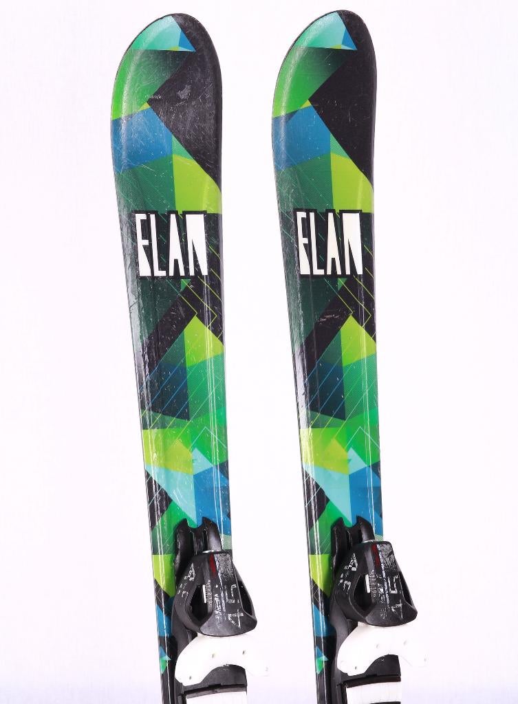 120 kinder ski's ELAN RACE PRO, green/black + Elan 4.5, Overige merken, Gebruikt, 100 tot 140 cm, Ophalen of Verzenden