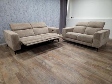 GRATIS BEZORGEN | Mooi Beige Teddystof Banken beschikbaar voor biedingen