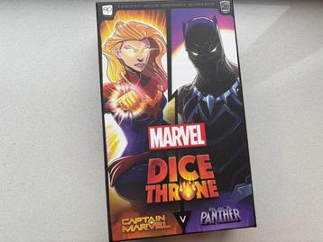 Dice Throne Marvel: Captain Marvel & Black Panther beschikbaar voor biedingen