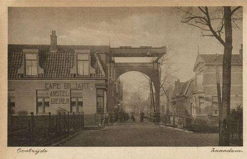Oostzijde - Zaandam - brug - ongelopen, Verzamelen, Ansichtkaarten | Nederland, Ongelopen, Noord-Holland, 1920 tot 1940, Verzenden