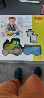 Haba 300524 peters tractor, Kinderen en Baby's, Speelgoed | Houten speelgoed, Overige typen, Ophalen of Verzenden, Zo goed als nieuw