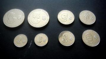 Ecuador 2023, 8 herdenkingmunten van 5 t/m 50 Centavos. beschikbaar voor biedingen