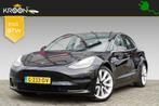 Tesla Model 3 Long Range AWD 75kWh Autopilot (bj 2019), Zwart, Stoelverwarming, 30 min, Hatchback