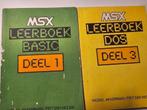 Leerboek Basic MSX deel 1 en 3, Computers en Software, Ophalen of Verzenden, MSX