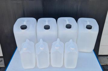 Gebruikt Jerrycan/ Jerrycans 5 en 20 liter Food Grade  beschikbaar voor biedingen