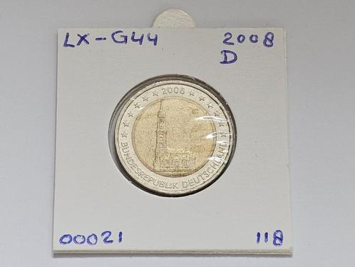 2-euromunt Duitsland (D) G 2008 Herdenking LX-G44, Postzegels en Munten, Munten | Europa | Euromunten, Losse munt, 2 euro, Duitsland