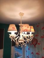 Kroonluchter meisjesslaapkamer, incl ledlampjes, Huis en Inrichting, Lampen | Kroonluchters, Ophalen of Verzenden, Gebruikt, Metaal