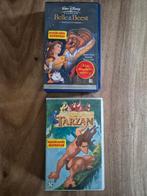 2 videobanden Walt Disney, Cd's en Dvd's, VHS | Kinderen en Jeugd, Alle leeftijden, Ophalen, Gebruikt