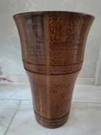 Prachtige donker eikenhouten paraplubak. Hoogte 45.5 cm., Ophalen of Verzenden, Zo goed als nieuw, Hout