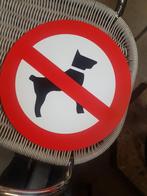 Bord verboden voor honden, Ophalen, Reclamebord