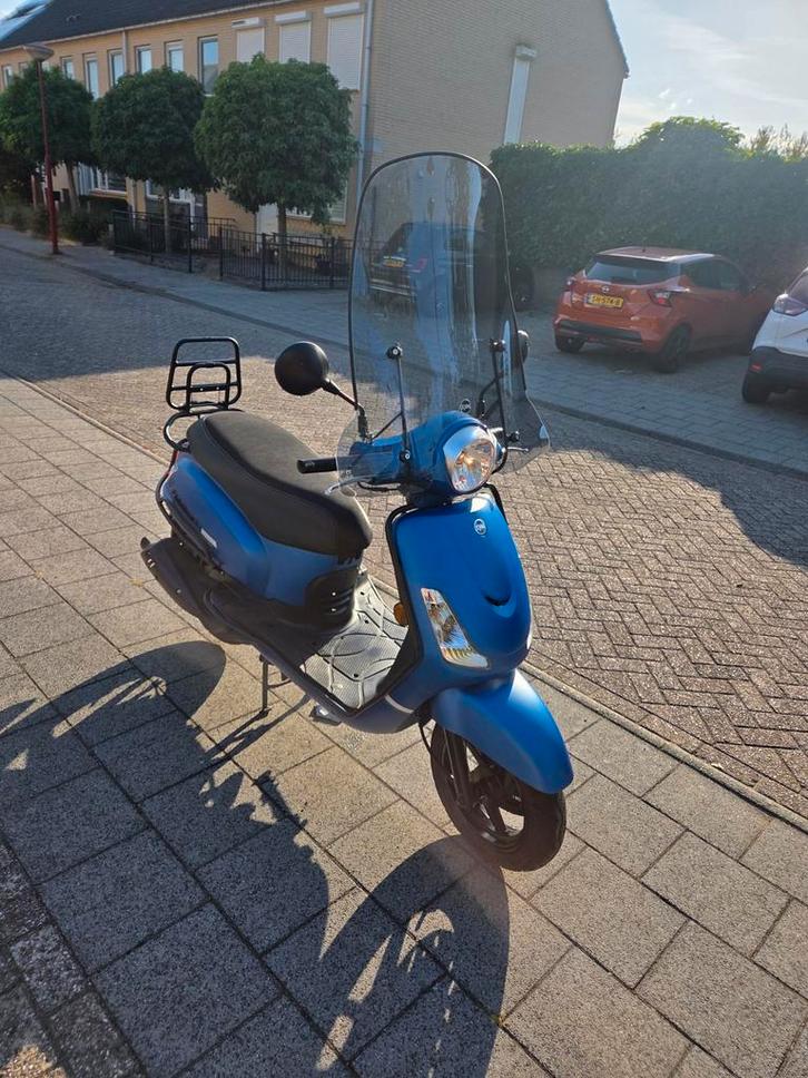 Sym fiddle 2 e5 injectie nieuwstaat, Fietsen en Brommers, Scooters | SYM, Zo goed als nieuw, Fiddle, Maximaal 45 km/u, Benzine