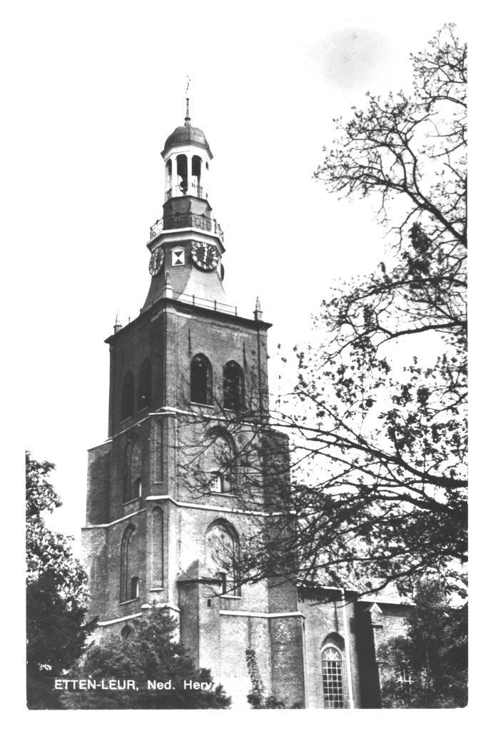 979487 Etten Leur N Br 1972 Herv Kerk Nette oude kaart onbes, Verzamelen, Ansichtkaarten | Nederland, Ongelopen, Noord-Brabant