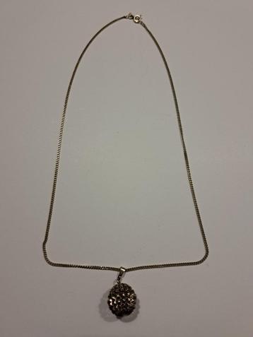 GOUDEN 14K KETTING MET HANGER beschikbaar voor biedingen