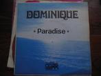 single dominique paradise 45rpm jukebox vinyl record 7inch, Gebruikt, 7 inch, Single, Ophalen of Verzenden