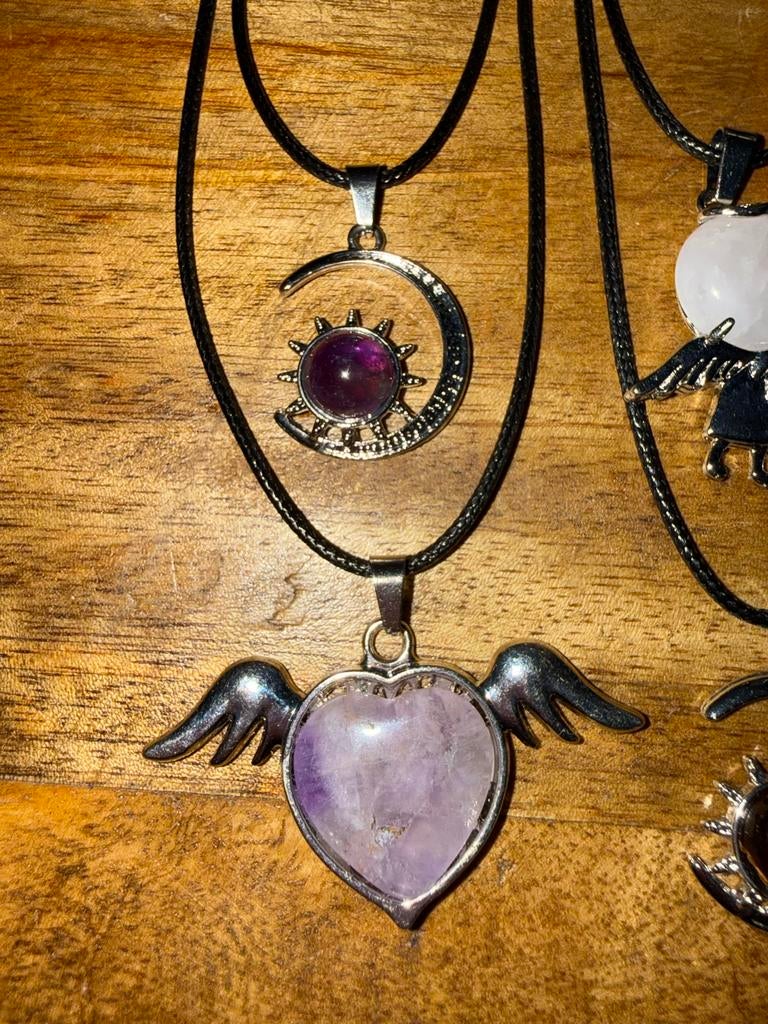 Moderne Kettingen met Natuurlijke Stenen Amuletten, Overige kleuren, Nieuw, Ophalen of Verzenden, Steen of Mineraal