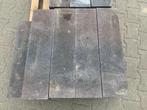 Linea block 15x15x60 cm Zwart/Rood (Restpartij) - J&W 55, Tuin en Terras, Bielzen en Borders, Ophalen, Blok, Nieuw, Nvt