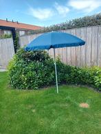 Blauwe Stokparasol - Kantelbaar & Verstelbaar, Kantelbaar, Nieuw, Ophalen of Verzenden, 1 tot 2 meter