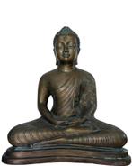 Thaise bronzen Boeddha in dhyana-mudra, Ophalen of Verzenden, Gebruikt