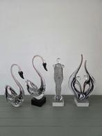 Murano stijl Glas Kunstobjecten - Zwanen & Figuren, Antiek en Kunst, Antiek | Glas en Kristal, Ophalen