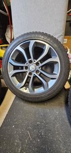 Velgen met winterbanden Mercedes C, Ophalen, Gebruikt, Banden en Velgen, 17 inch