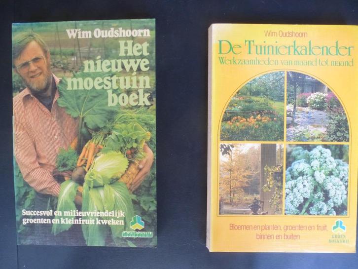 2 boeken van Wim Oudshoorn, Boeken, Wonen en Tuinieren, Zo goed als nieuw, Moestuin, Ophalen of Verzenden