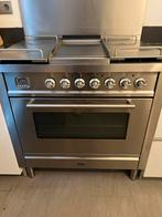 Boretti gasfornuis 90cm, Witgoed en Apparatuur, Fornuizen, Ophalen, Gebruikt, Gas, 90 tot 95 cm