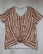Goed beige/bruin gestreept tuniek, Sophia Perla, maat 40, Maat 38/40 (M), Bruin, Ophalen of Verzenden, Sophia Perla