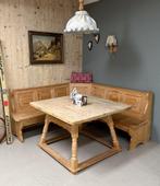 Oostenrijkse Alpen Stube zithoek met hoekbank klepbank, Antiek en Kunst, Curiosa en Brocante, Ophalen