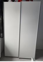 Witte/grijze kledingkast - 120x60x200 cm, Ophalen, Overige materialen, Gebruikt, 100 tot 150 cm