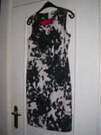 Elegante zwart wit gevlekte jurk van Bandolera, maat 36, Verzenden, Zwart, Zo goed als nieuw, Maat 36 (S)