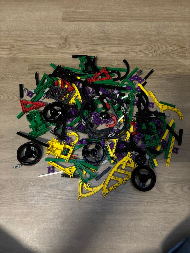 LEGO Knex Partij met Bouwboeken etc, Kinderen en Baby's, Speelgoed | Bouwstenen, Gebruikt, K'nex, Ophalen of Verzenden