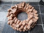 Handgemaakte krans van champagne kurken., Huis en Inrichting, Woonaccessoires | Kransen, Ophalen of Verzenden, Zo goed als nieuw