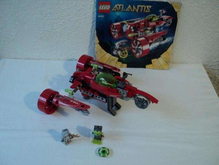 LEGO ATLANTIS nr 8060 TYPHOON TURBO SUB., Kinderen en Baby's, Speelgoed | Duplo en Lego, Gebruikt, Lego, Complete set, Ophalen of Verzenden