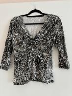 Twinset! Top met 3/4e mouwen + vestje maat M, Leon, Ophalen of Verzenden, Zo goed als nieuw