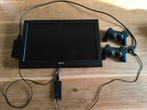 Retro Game Stick met 2500 spellen, scherm en 2 controller, Ophalen of Verzenden, Zo goed als nieuw, Met 2 controllers