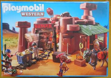 Playmobil Western Goudmijn 5246 onbespeeld in doos beschikbaar voor biedingen