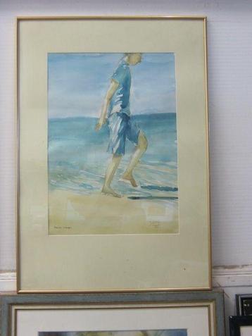 Aquarel - Monie -, Marius Vroeger 1993 beschikbaar voor biedingen