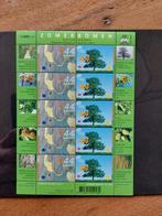 Nederlandse postzegels blok zomer bomen uit 2007., Ophalen of Verzenden