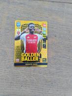 Voetbalkaart Bukayo Saka golden baller, Ophalen of Verzenden, Zo goed als nieuw, Buitenlandse clubs