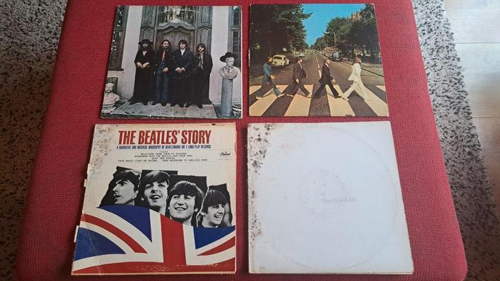 Beatles 4 originele jaren '60 USA Capitol en Apple  lp's, Cd's en Dvd's, Vinyl | Pop, Gebruikt, 1960 tot 1980, 12 inch, Ophalen of Verzenden