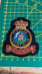 Badge KNIL piloten zeil club circa 1935, Ophalen of Verzenden, Marine, Nederland, Embleem of Badge