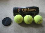 Gebruikte tennisballen, stuur bericht met aantal en bod. 100, Sport en Fitness, Tennis, Gebruikt, Ballen, Verzenden, L00